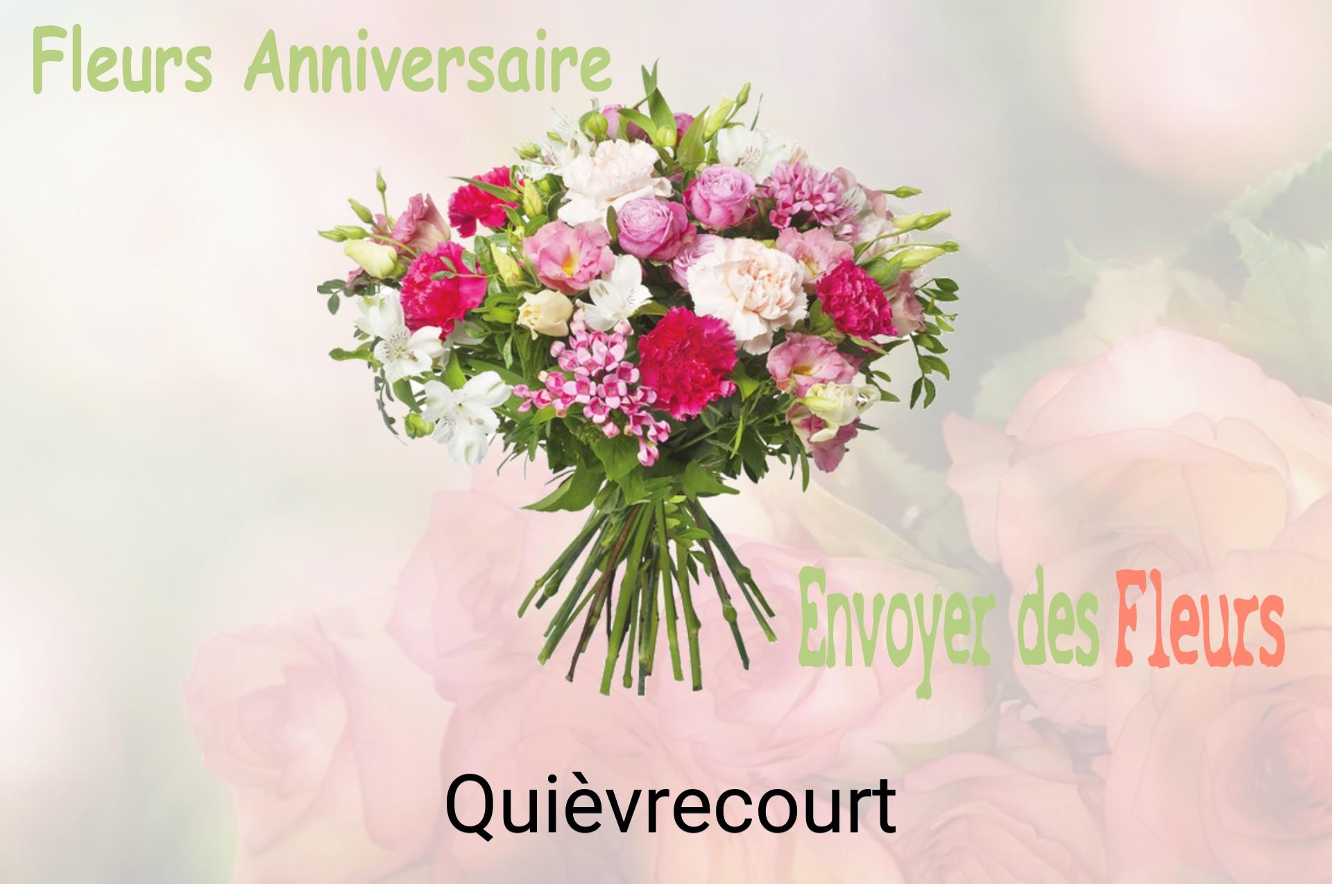 Bouquet de fleurs d’anniversaire livré à Quièvrecourt