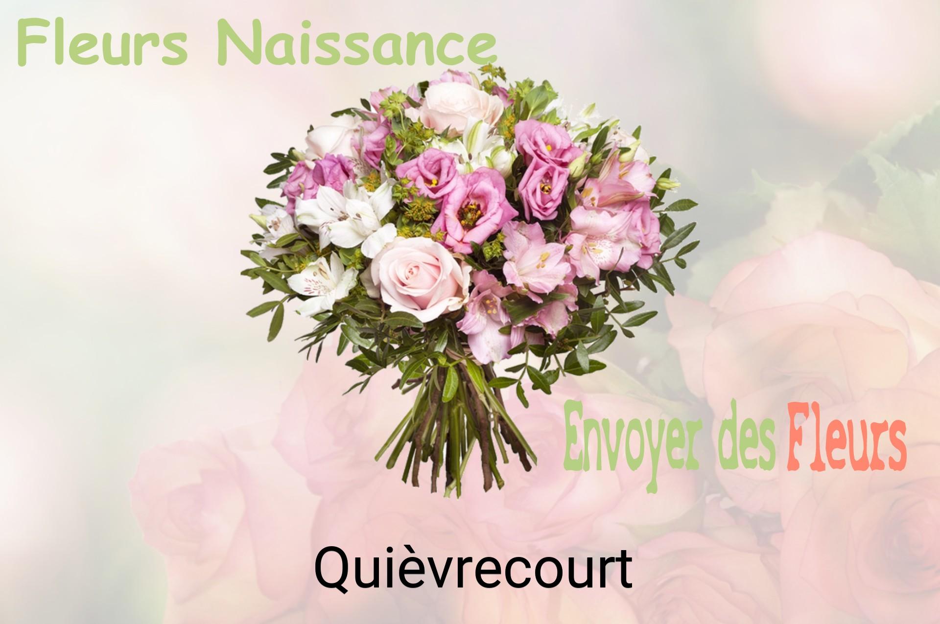 Bouquet de fleurs de naissance livré à Quièvrecourt